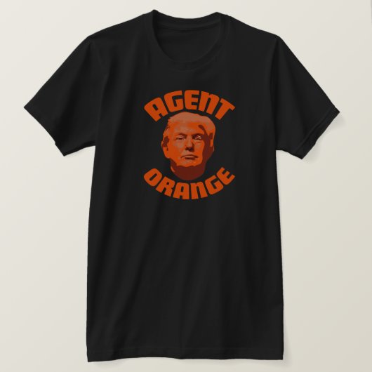 T-shirt Trump Agent Orange Anti Trump (Design devant)