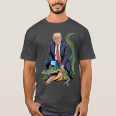 T-shirt Trump Alligator ICE (Devant)