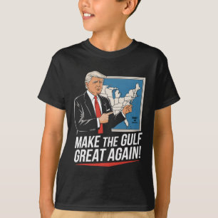 T-shirt Trump Amérique du Golfe du Mexique Président Trump