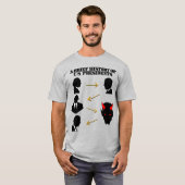 T-shirt Trump As Devil : Une Brève Histoire Des Présidents (Devant entier)