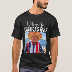 T-shirt Trump Bienvenue dans le golfe d'Amérique Drôle Tru