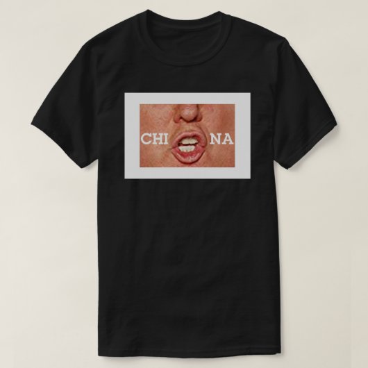 T-shirt Trump Chine masque le masque (Design devant)