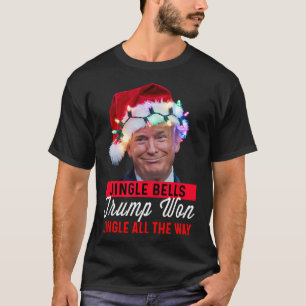 T-shirt Trump Christmas Shirt Jingle Bells Funny Trump Won