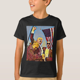 T-shirt Trump combat
