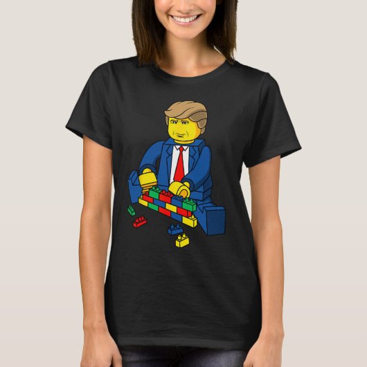 T-shirt Trump Construit Un Mur T Chemise (Devant)