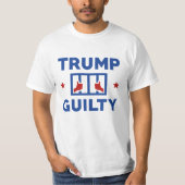 T-shirt Trump coupable (Devant)