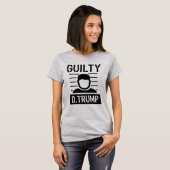 T-shirt Trump coupable (Devant entier)