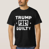 T-shirt Trump coupable (Devant)