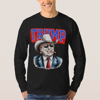 T-shirt Trump Cowboy - Déclaration politique audacieuse Gr