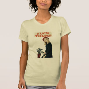 T-shirt Trump creme