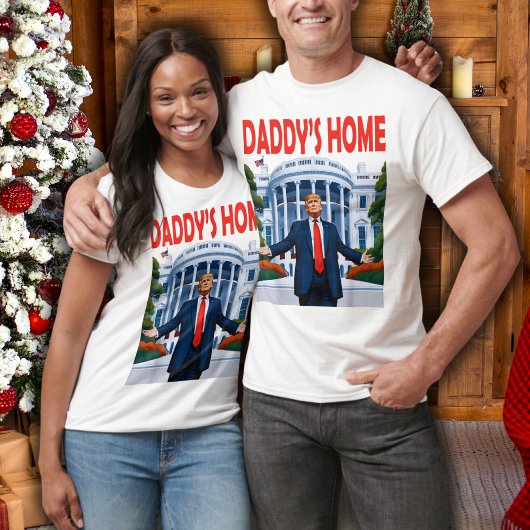 T-shirt Trump Daddys Accueil Maison Blanche Cadeau
