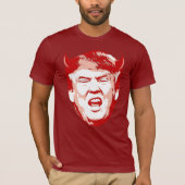 T-shirt Trump Diable Head - Anti-Trump - (Devant)