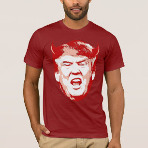 T-shirt Trump Diable Head - Anti-Trump -