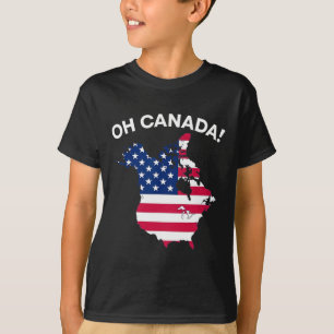 T-shirt Trump Dit Oh Canada Amérique des États-Unis