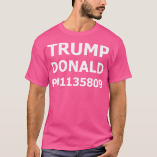 T-shirt Trump Donald Prisonnier No P01135809 Mugshot
