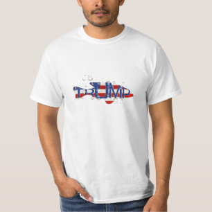 T-shirt Trump Drapeau Poisson en bulles