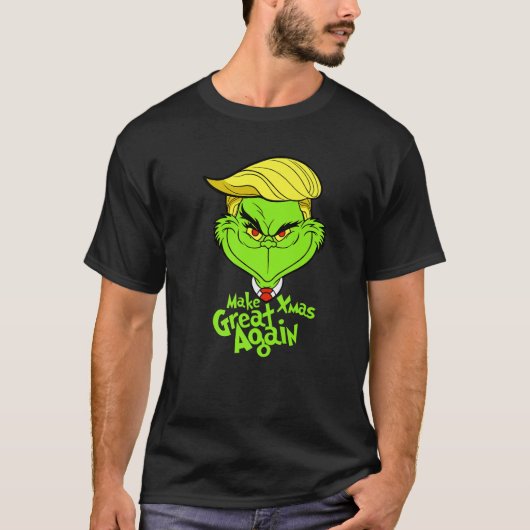 T-shirt Trump drôle Rendre Noël super à nouveau moche sueu (Devant)