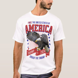 T-shirt Trump Eagle 2024 Liberté