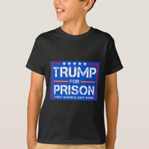 T-shirt Trump en prison 2025 Drôle Trump 2