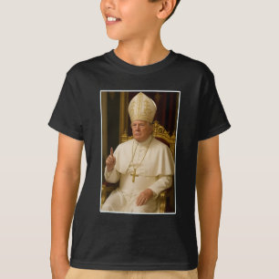 T-shirt Trump en tant qu'Eglise du Vatican Pape Trump drôl