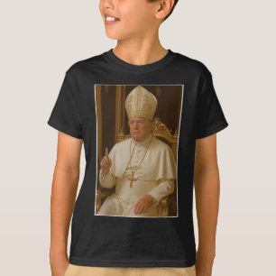 T-shirt Trump en tant qu'Eglise du Vatican Pape Trump drôl