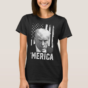 T-shirt Trump est heureux 4 juillet Trump Dons du drapeau
