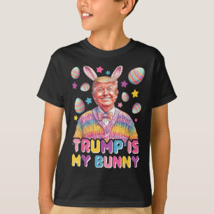 T-shirt Trump est mon lapin - drôle Trump des oreilles lap