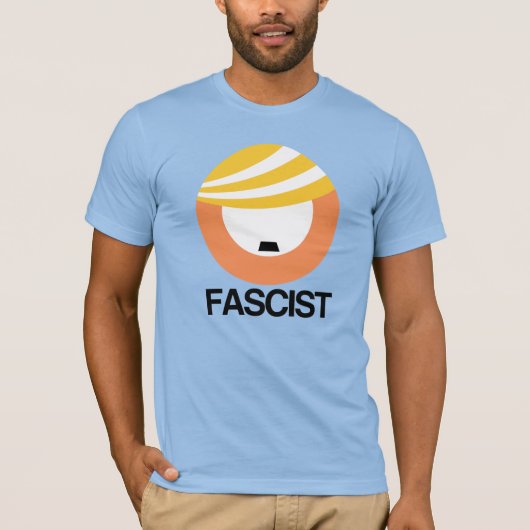 T-shirt Trump est un fasciste (Devant)