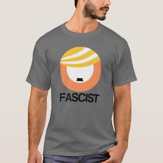 T-shirt Trump est un fasciste (Devant)