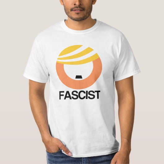 T-shirt Trump est un fasciste (Devant)