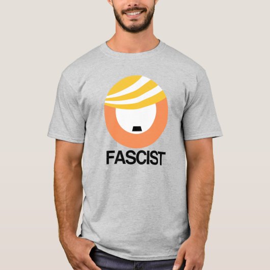 T-shirt Trump est un fasciste (Devant)
