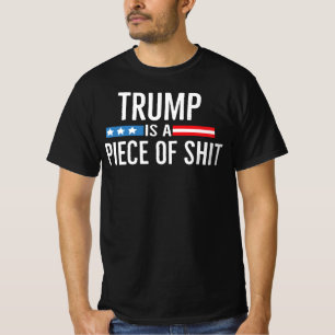 T-shirt Trump Est Un Morceau De Shiit 2025 Résister Protes