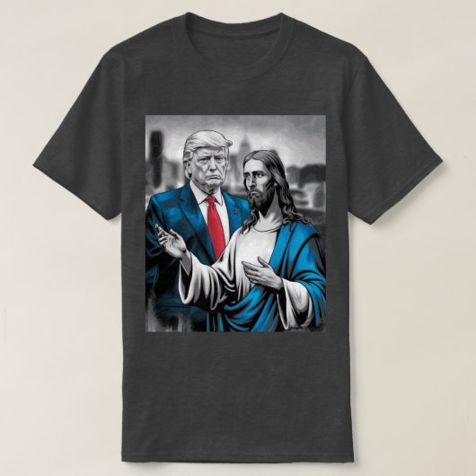 T-shirt Trump et Jésus (Design devant)