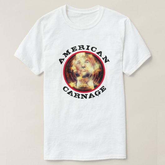 T-shirt Trump et le carnage américain (Design devant)