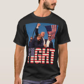 T-shirt Trump et le combat (Devant)