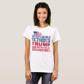 T-shirt Trump et les déplorables gagnent (Devant entier)