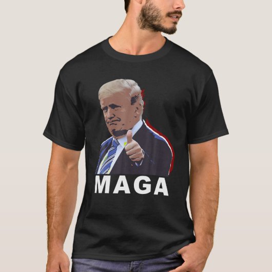 T-shirt Trump et MAGA T Shirt (Devant)