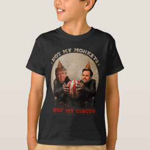 T-shirt Trump Et Vance Pas Mes Singes, Pas Mon Cirque