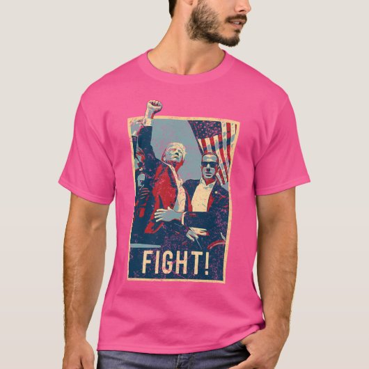 T-shirt Trump Fight 2024 (Devant)