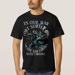 T-shirt Trump FORT SUMTER GUERRE DE SÉCESSION ÉTATS-UNIS S