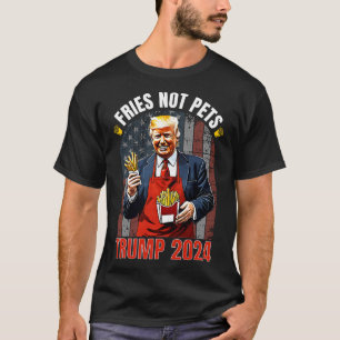 T-shirt Trump Frites Pas Animaux 2025 Rend Les Frites Gran