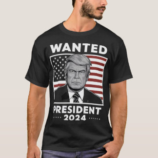 T-shirt Trump Funny Recherché Pour Le Président 2024