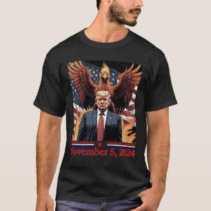 T-shirt Trump Gagne 2025 Pcute Ss Cute Ssnix Qui Se Lève D