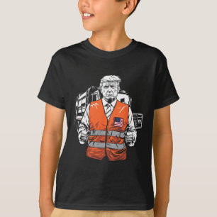 T-shirt Trump Garbyge Truck Vest