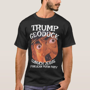 T-shirt Trump Geoduck Eunuch Jesus Adolph Parti républicai