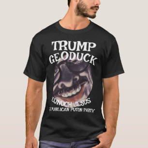 T-shirt Trump Geoduck Eunuch Jesus Parti républicain Pee