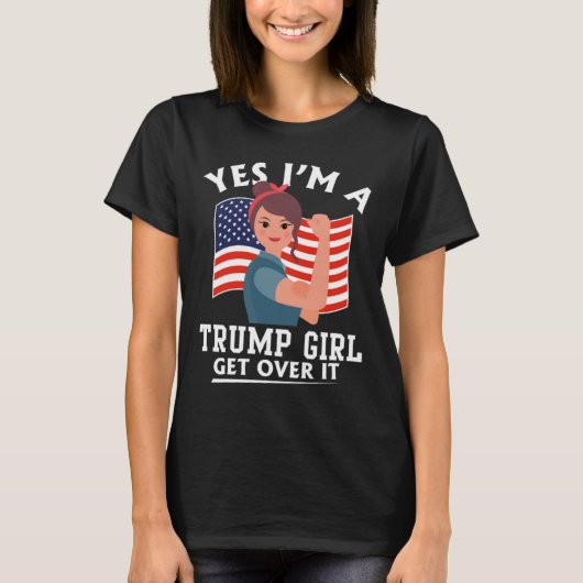 T-shirt Trump Girl (Devant)