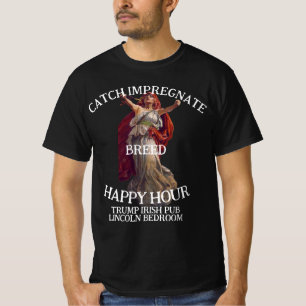 T-shirt Trump Karoline Leavitt Lèvres Seins Saisis au Four