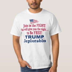 T-shirt Trump Les Déplorables - Trump Pence 2016