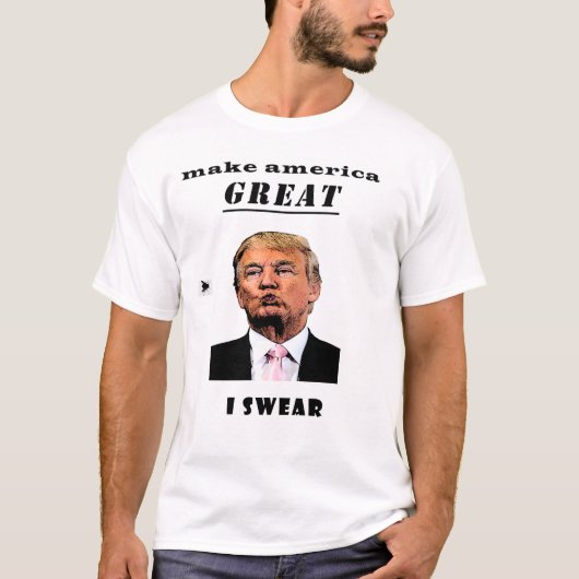 T-shirt trump L'inévitable président (Devant)